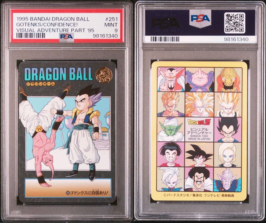 PSA9 1995年 バンダイ ドラゴンボール ゴテンクス カード #251