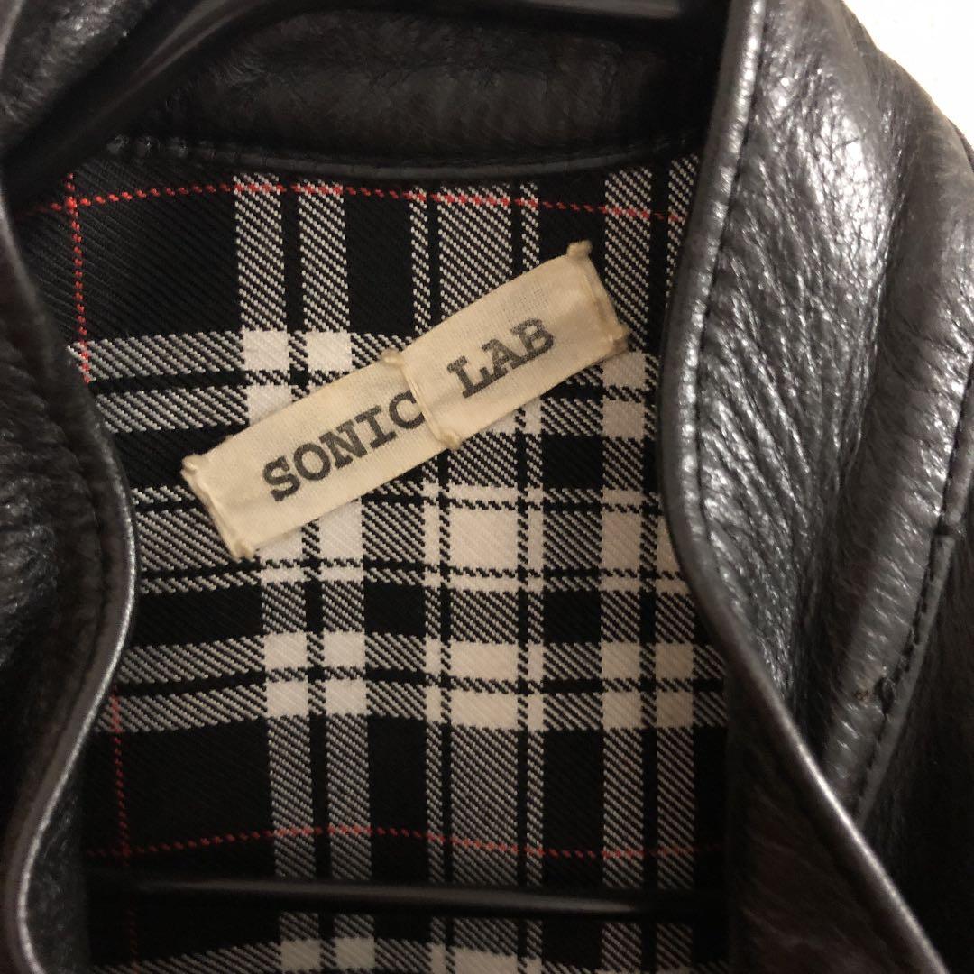 ソニックラブ マンクスレザー ライダースジャケット - メルカリ