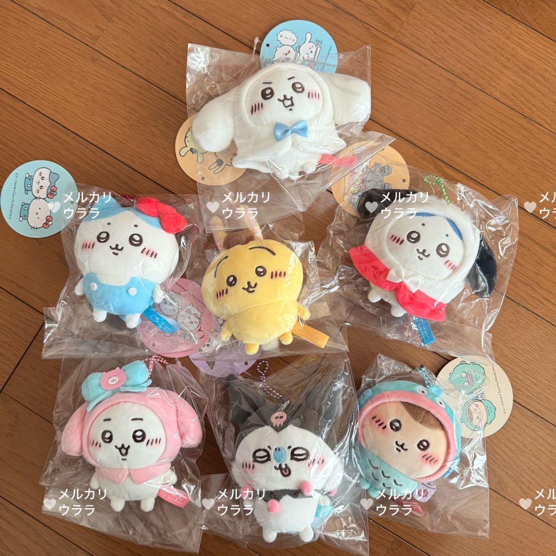 即日発送可能】ちいかわ✕サンリオキャラクターズ ぷちミニマスコット
