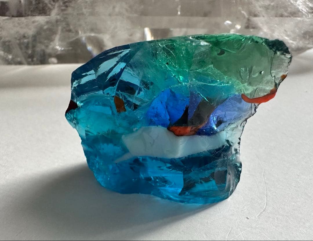 1点物シエラネバダ産アンダラクリスタル マルチカラーレムリア高次元