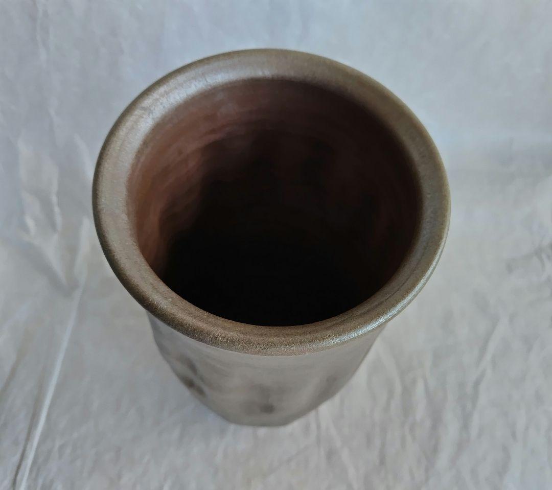 上野焼〆花入 (未使用 新品同様)