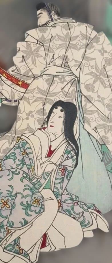 浮世絵版画、東繪畫夜競八幡太郎義家、橋本周延（楊洲周延)画、明治19