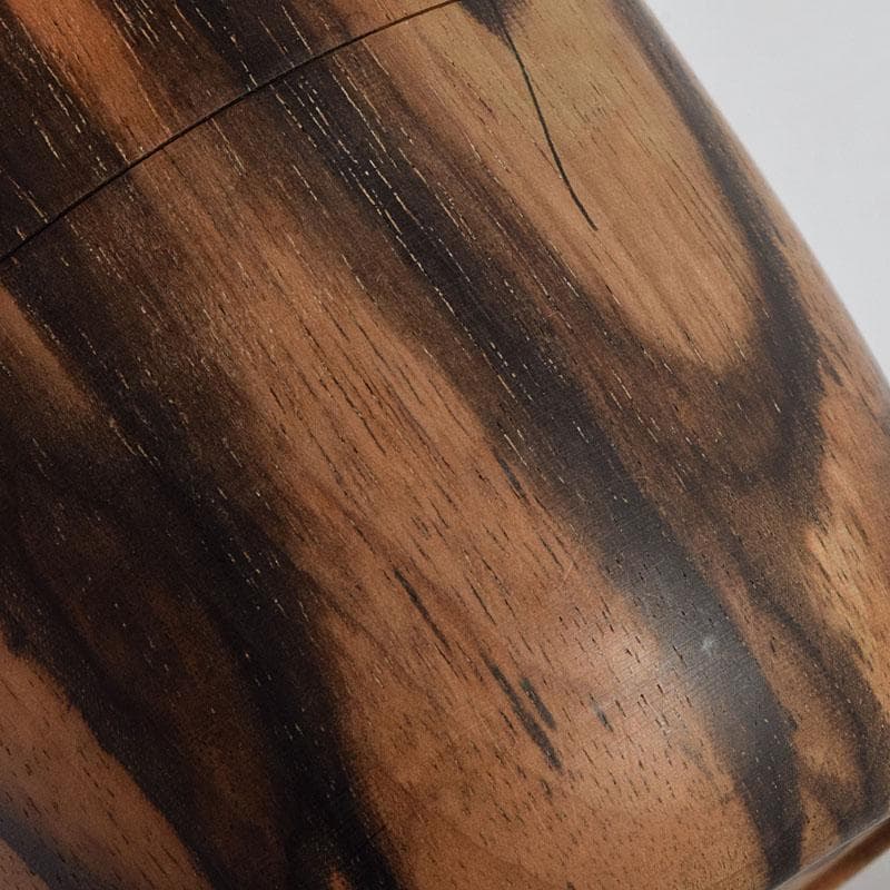 茶道具 天然木 黒柿製 棗 V 9048 茶道具 天然木 黒柿製 棗 V 9048