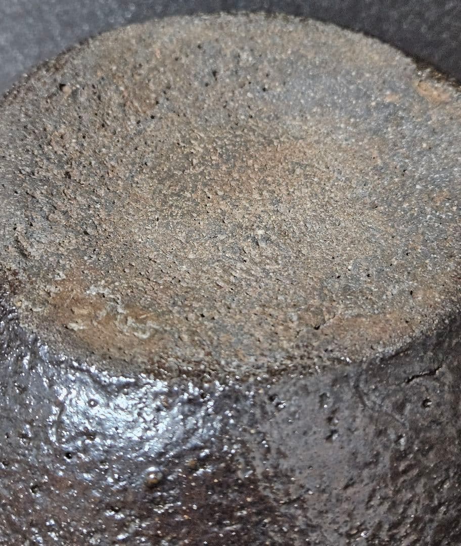 時代古陶磁器❗】江戸時代後期～明治時代 窯変 丸壺 花入れ 高