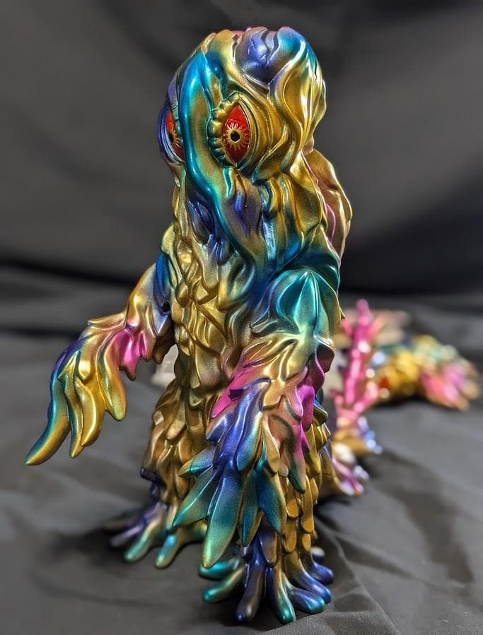 ヘドラ＋水中期（マルサン）モンスターズラボ限定ソフビフィギュア2体