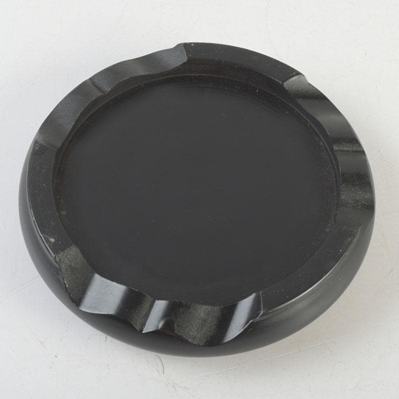 七宝焼 緑釉 牡丹文 花瓶 唐木台付 V 9324 花瓶 陶芸