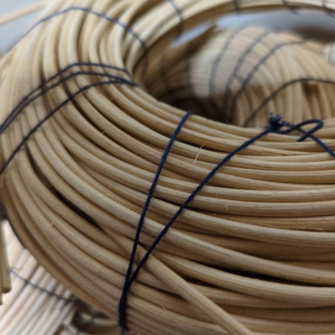 ポポポ籐籠用　籐3mm丸芯 300グラム前後　５巻