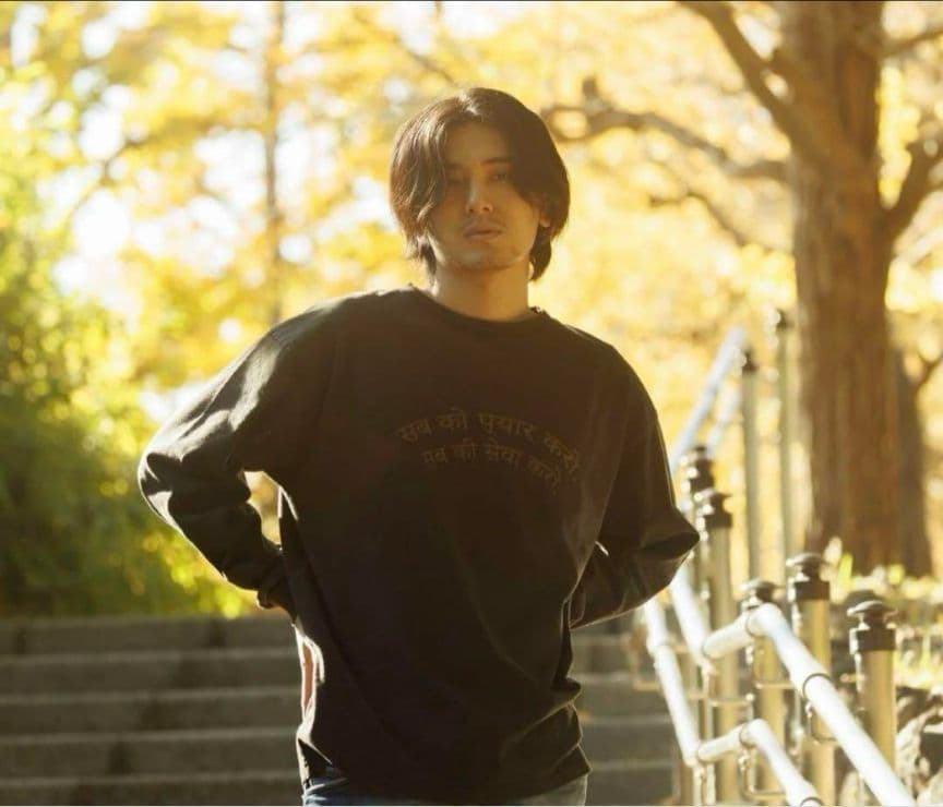 藤井風 LASA ダメージ ロングTシャツ(ダメロンT) サイズM