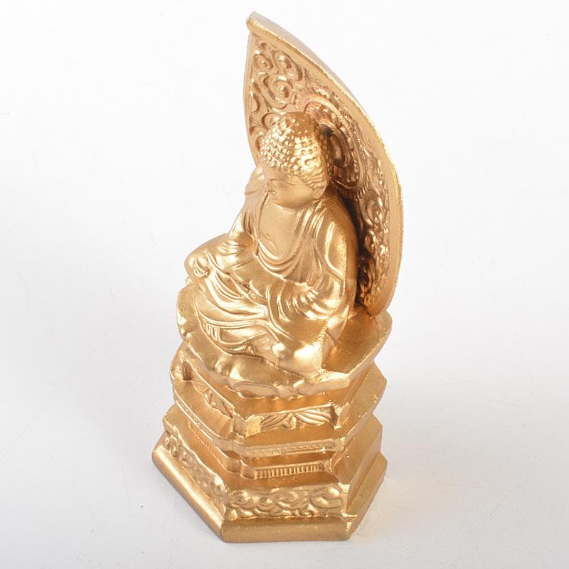 仏教美術 古銅鍍金 大日如來座像 仏像 C 6094