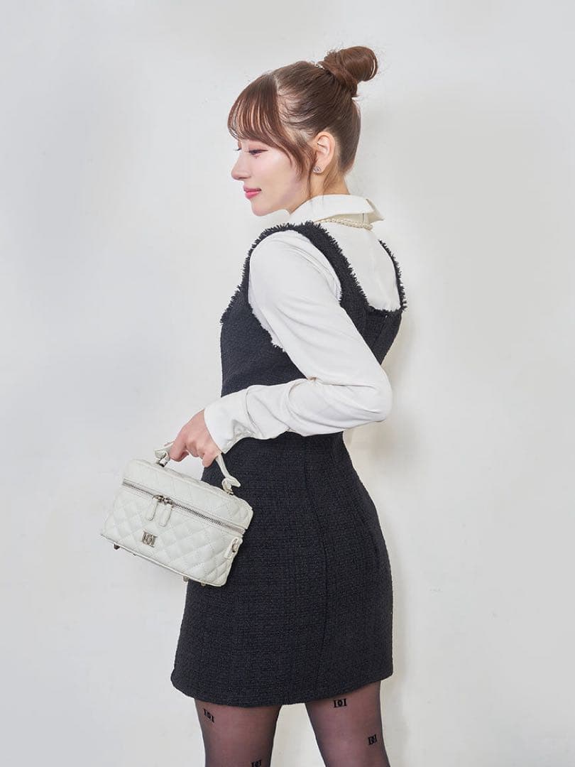 ダーリッチ キルティングショルダーミニバッグ