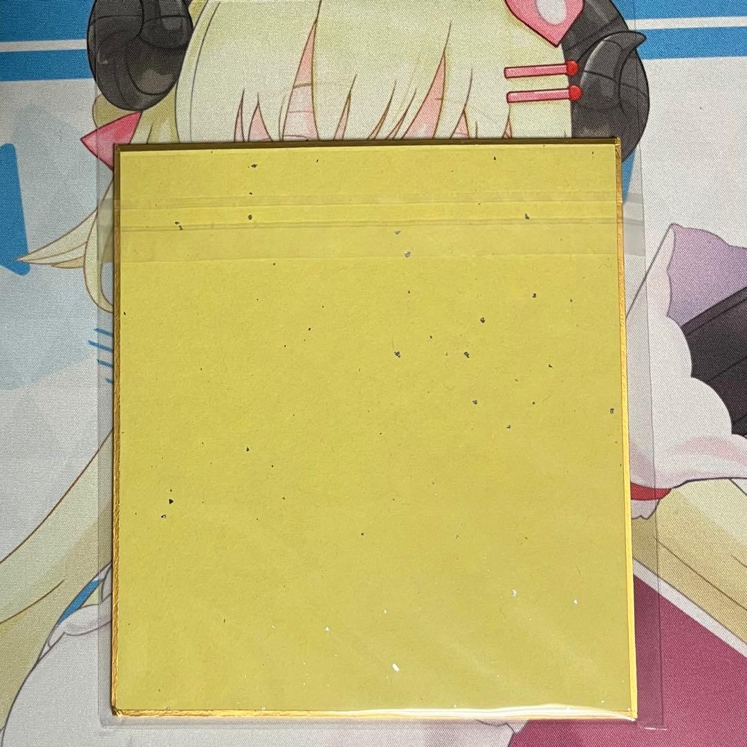 ホロライブ 雪花ラミィ ねぽらぼ ファンミーティング 直筆 サイン 色紙