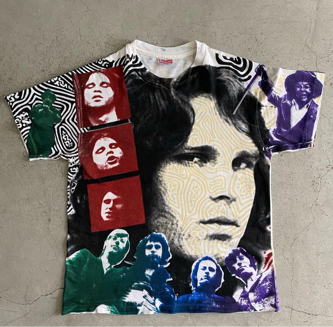 90s Mosquitohead The Stooges Iggy Pop Tシャツ Lサイズ All over