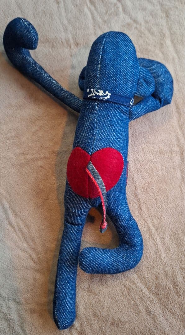 ハリウッドランチマーケット干支　さるデニム　ターコイBLUEBLUE 聖林公司