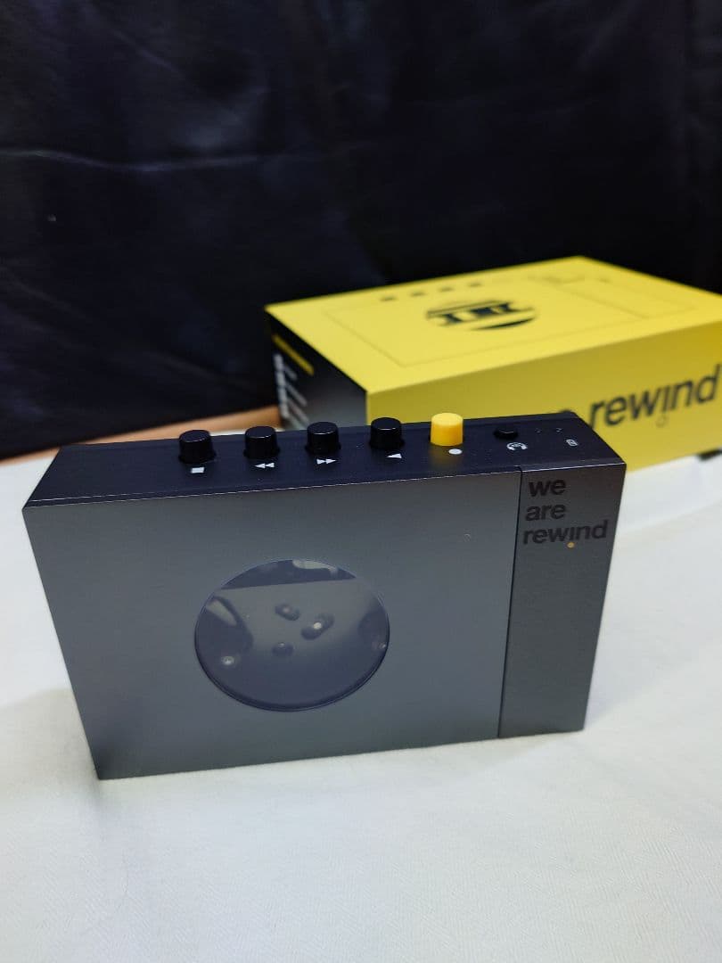 WE ARE REWINDカセットプレイヤー KEITH 黒 WE ARE REWIND カセット