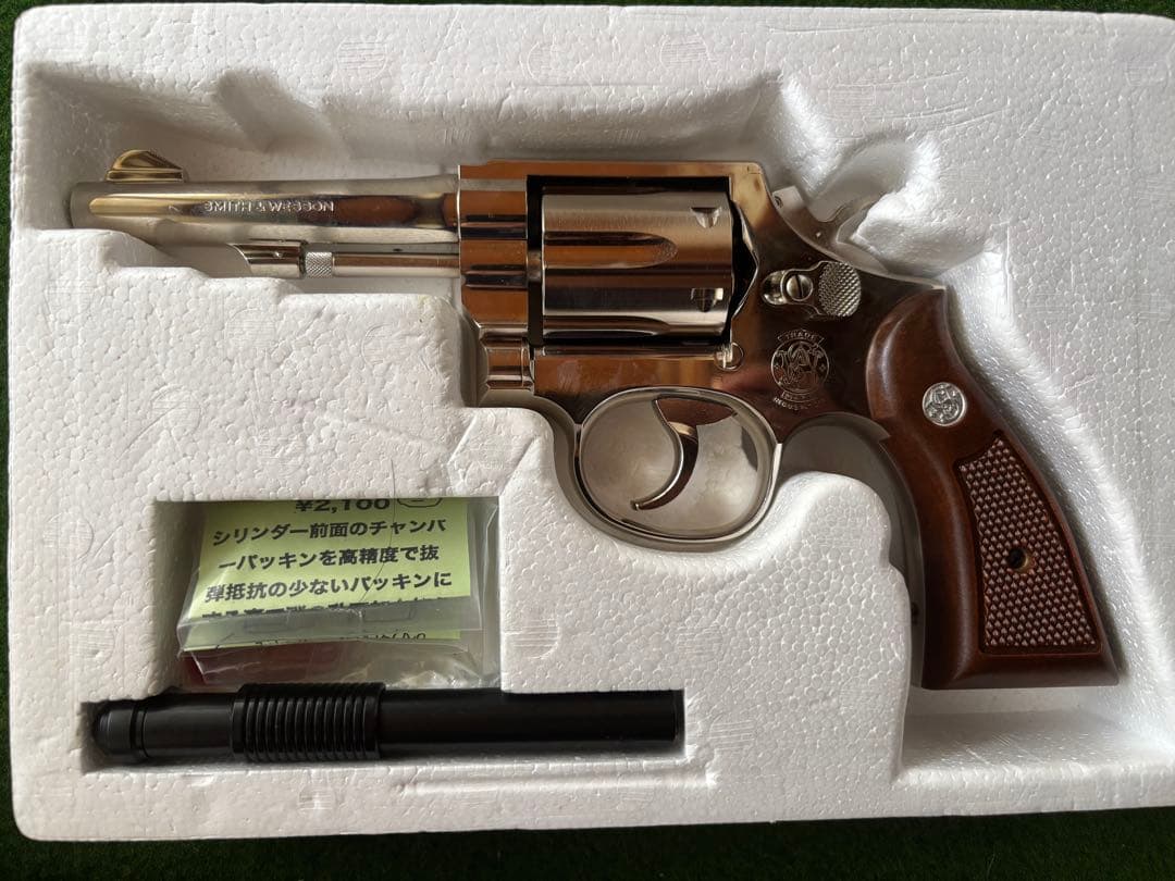 S&W M10 ミリタリー&ポリス  4 inch ニッケル　ガスガン