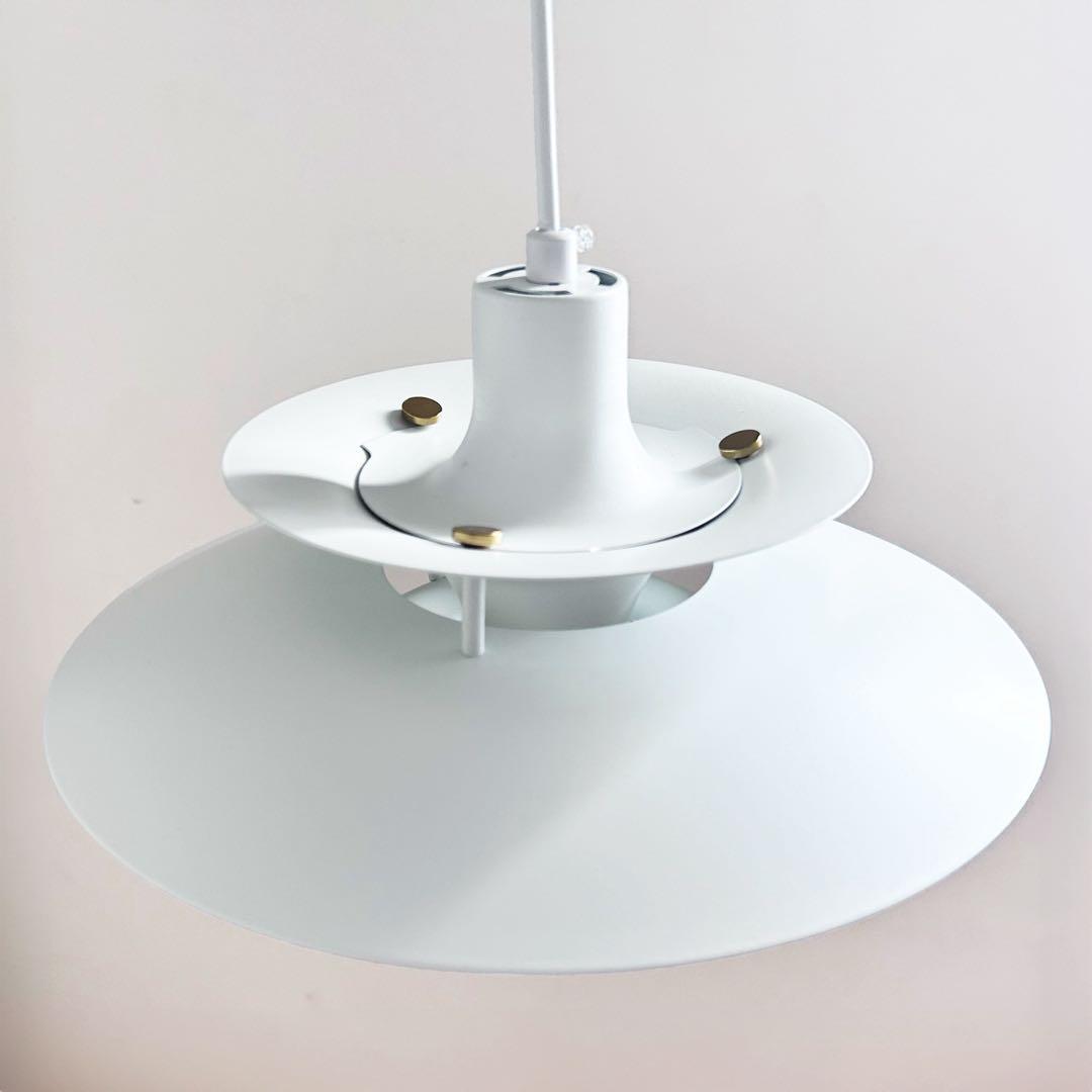 新品 ルイスポールセン PH5 モノクロームホワイト リプロダクト φ50