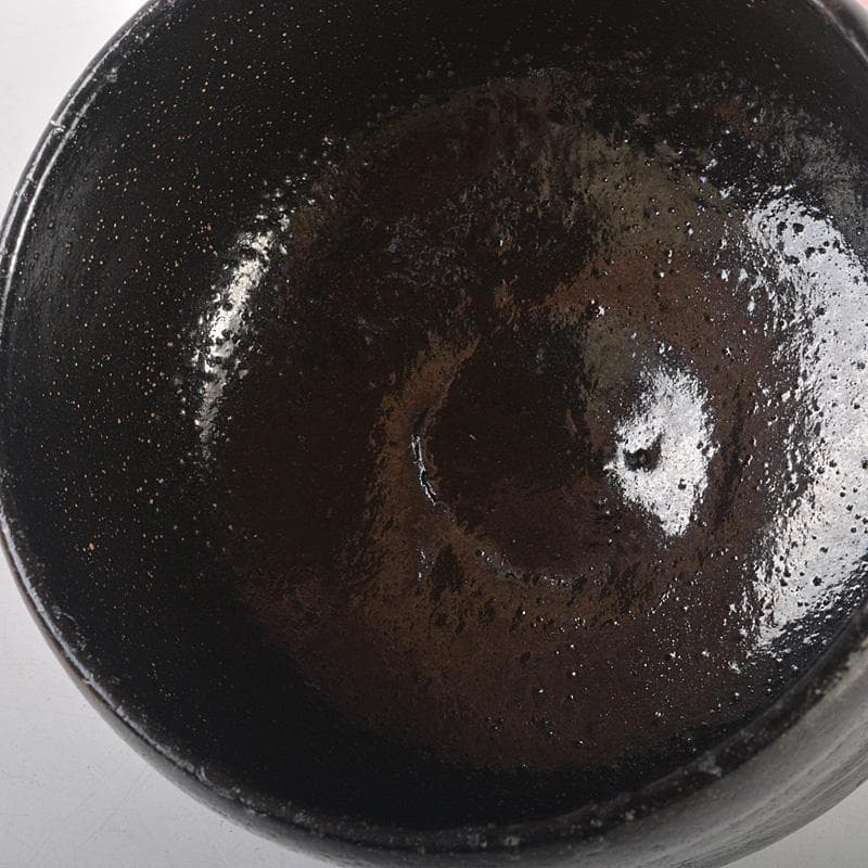 佐渡無明異焼 国三窯 鉄釉大徳利 高さ47cm 背景の物は付属しません