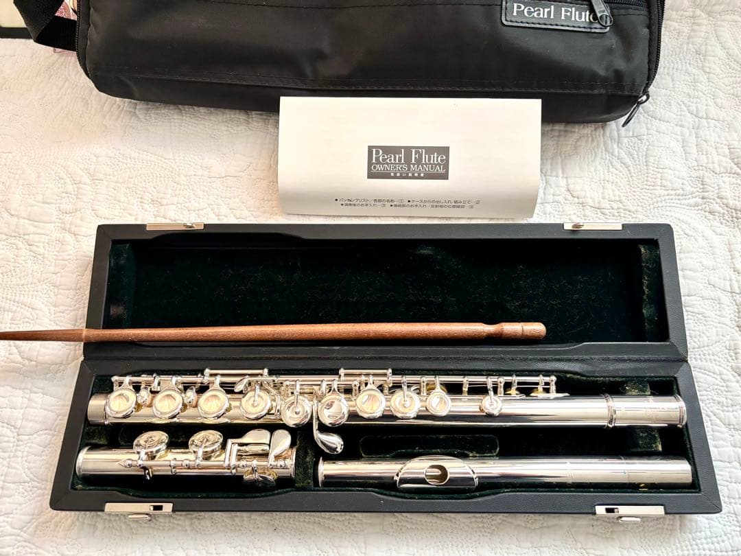 Pearl Flute オーナーズマニュアル付き