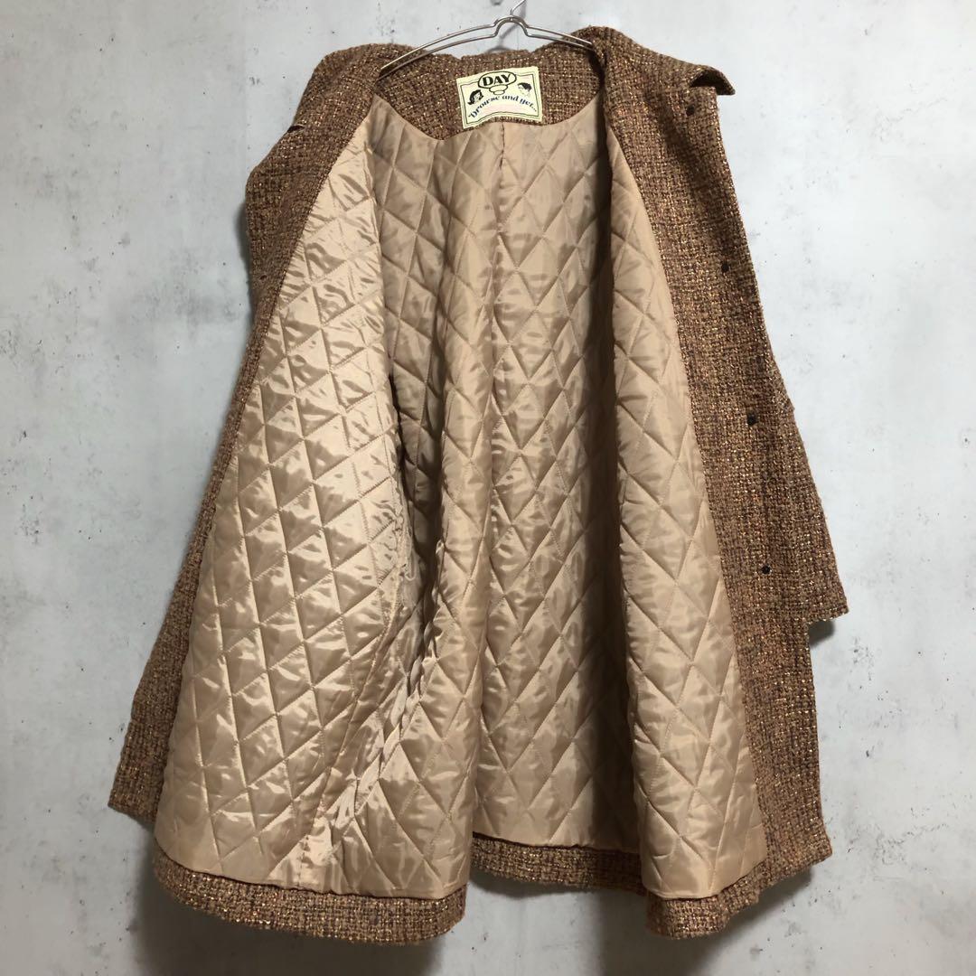 Drowse and yet バックリボン ツイードコート 良品