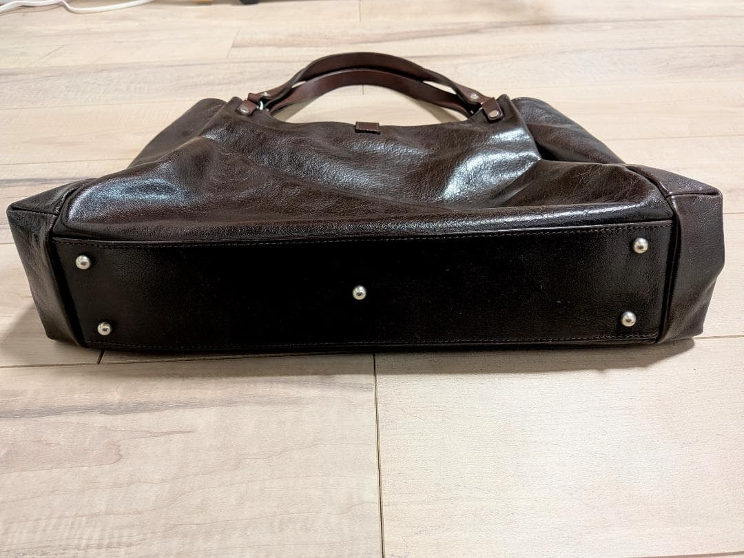 beau dessin(ボーデッサン) ダークブラウンA4レザービジネスバッグ