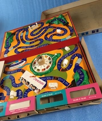 TAKARA タカラ 人生ゲーム 1968年版 ルーレット 箱 各種備品金券 人生