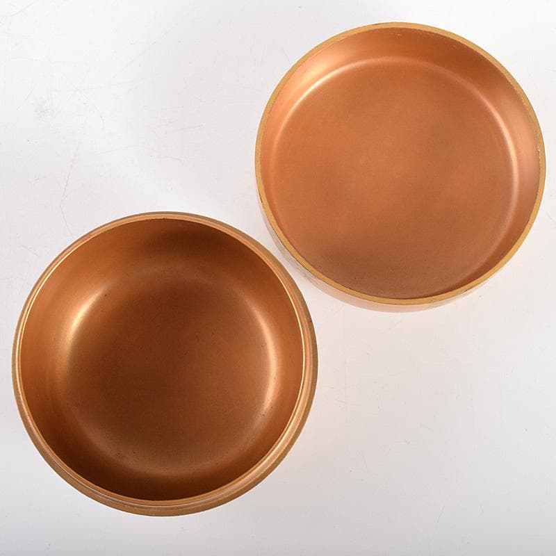 茶道加賀蒔絵師　野村大仙作　金地高台寺蒔絵　平棗　仕覆付　共箱　D　R4985