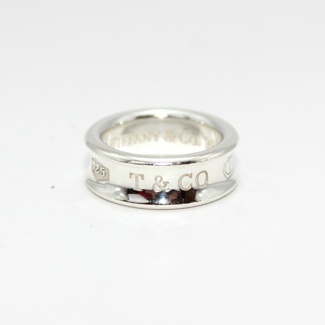 美品 Tiffany&Co. アクセサリー 1837 ナロー リング 8号