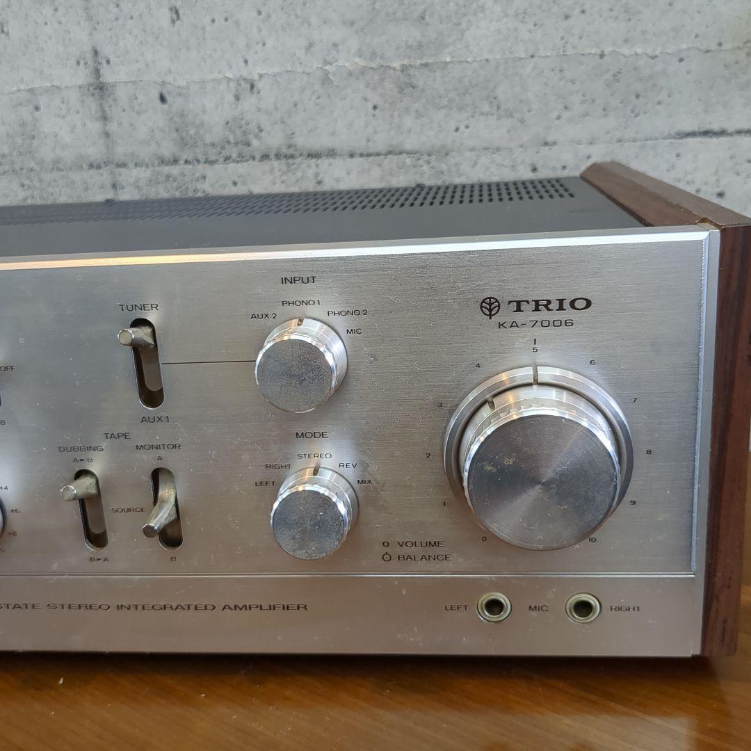 TRIO KA-7006 トリオ プリメインアンプ 通電確認 元箱付き 現状品