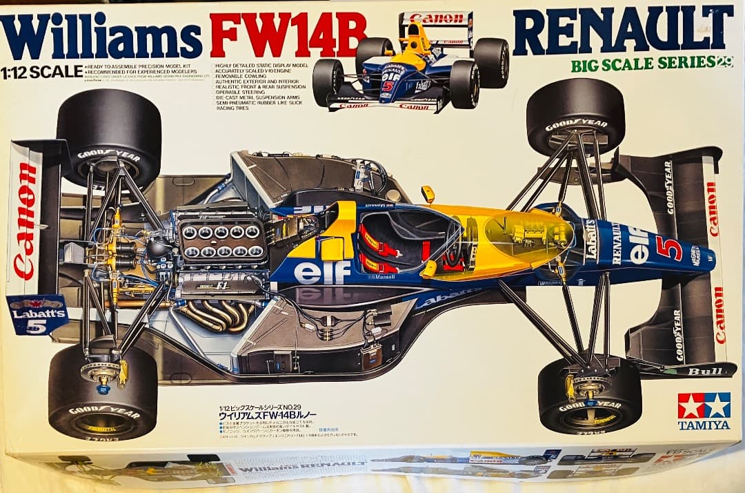 ウィリアムズ FW14B ルノー プラモデル 1/12 ビッグスケールシリーズ