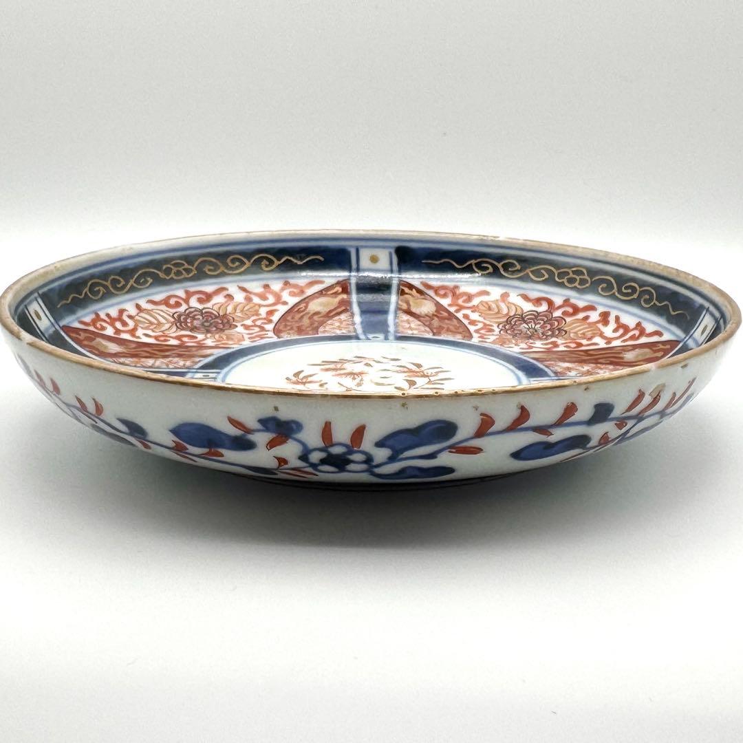 古伊万里 中皿 6枚セット 伊万里焼 花柄 銘々皿 美術品・アンティーク・