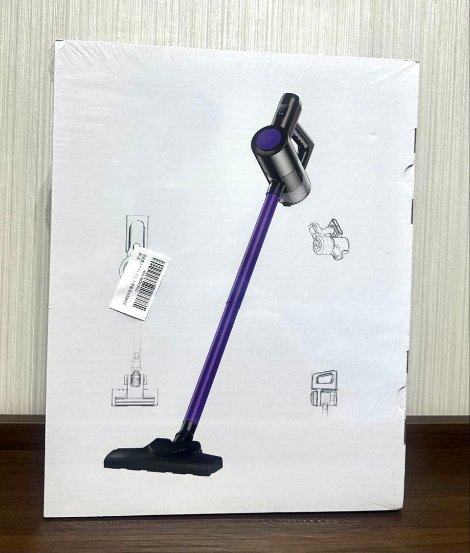 コードレス掃除機 65Kpa 強力吸引 LED液晶 PSE ホワイト Amazon | 掃除