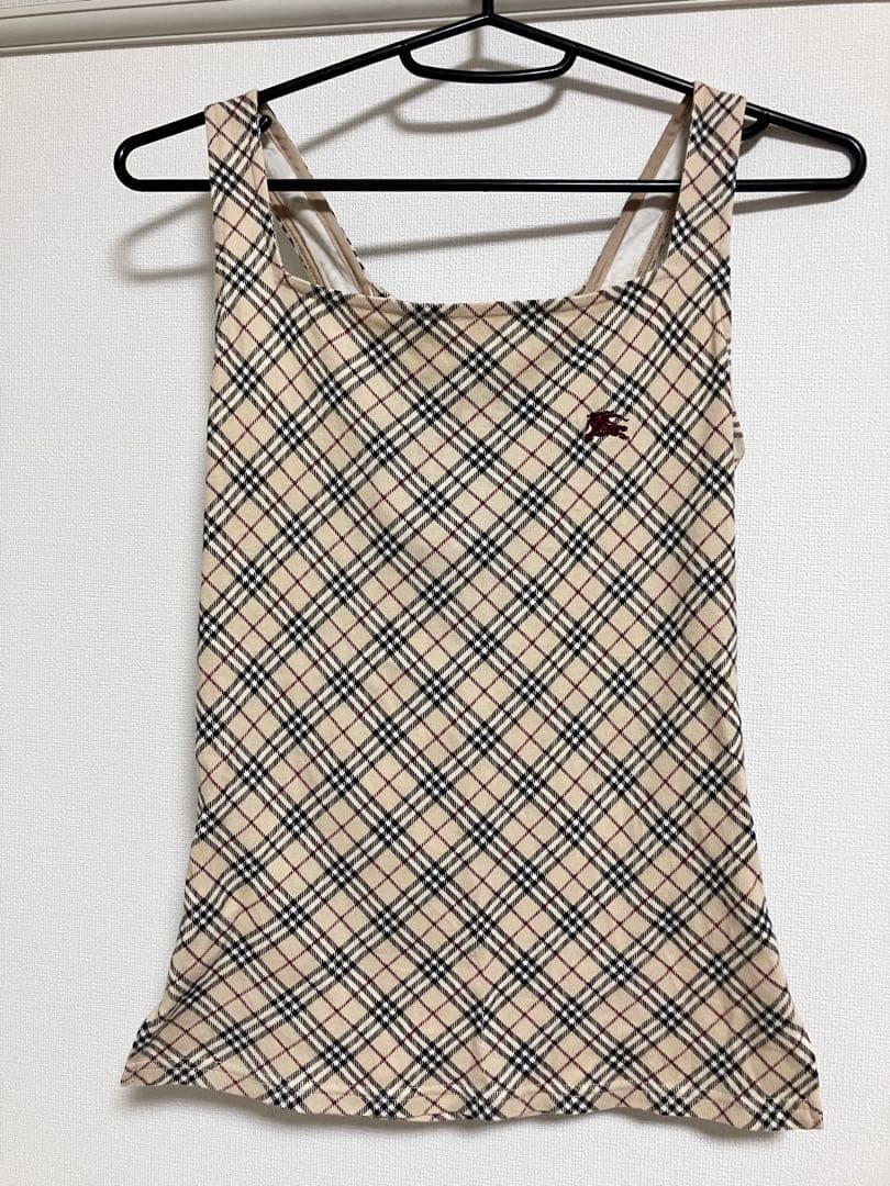 バーバリーブルーレーベル　　　タンクトップ　サイズ38