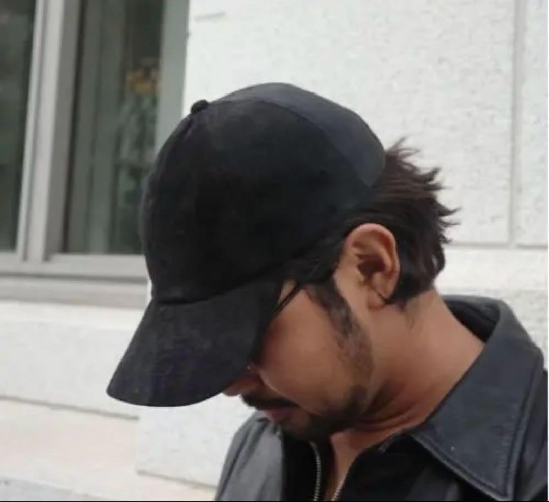 DECi Suede 6panel Cap ovy Black スエードキャップ