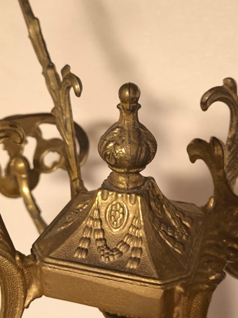 アンティーク 真鍮コートスタンド ポールハンガー クラシック イタリア製