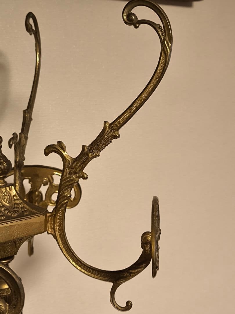 アンティーク 真鍮コートスタンド ポールハンガー クラシック イタリア製