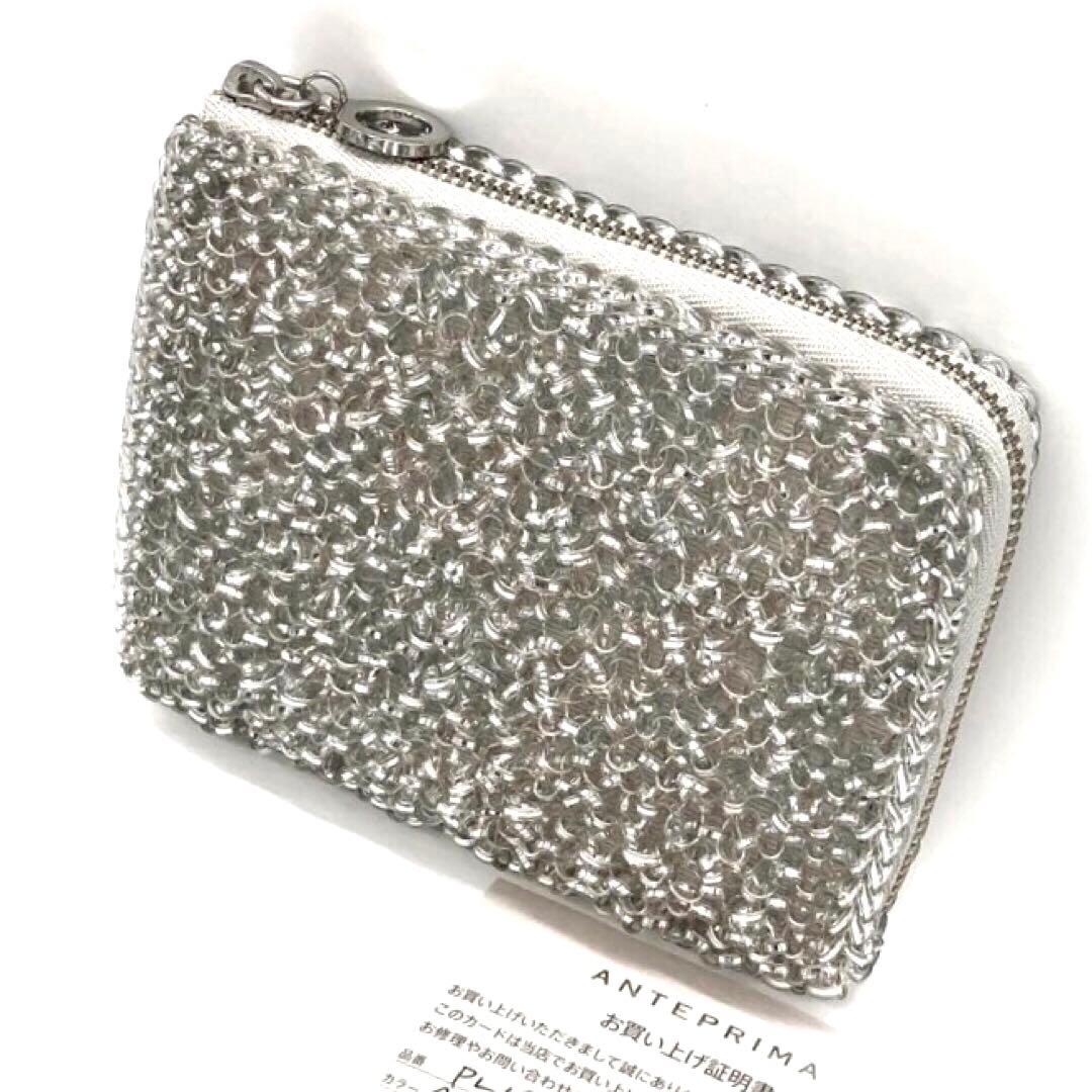 未使用✨アンテプリマ シルバー　ケース　カードケース　小銭入れ