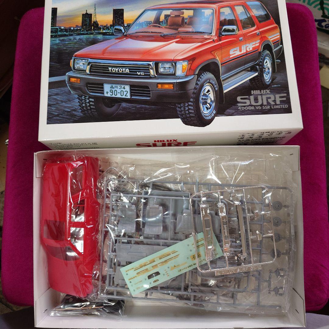 アオシマ トヨタ ハイラックス サーフ 3個 プラモデル 1/24