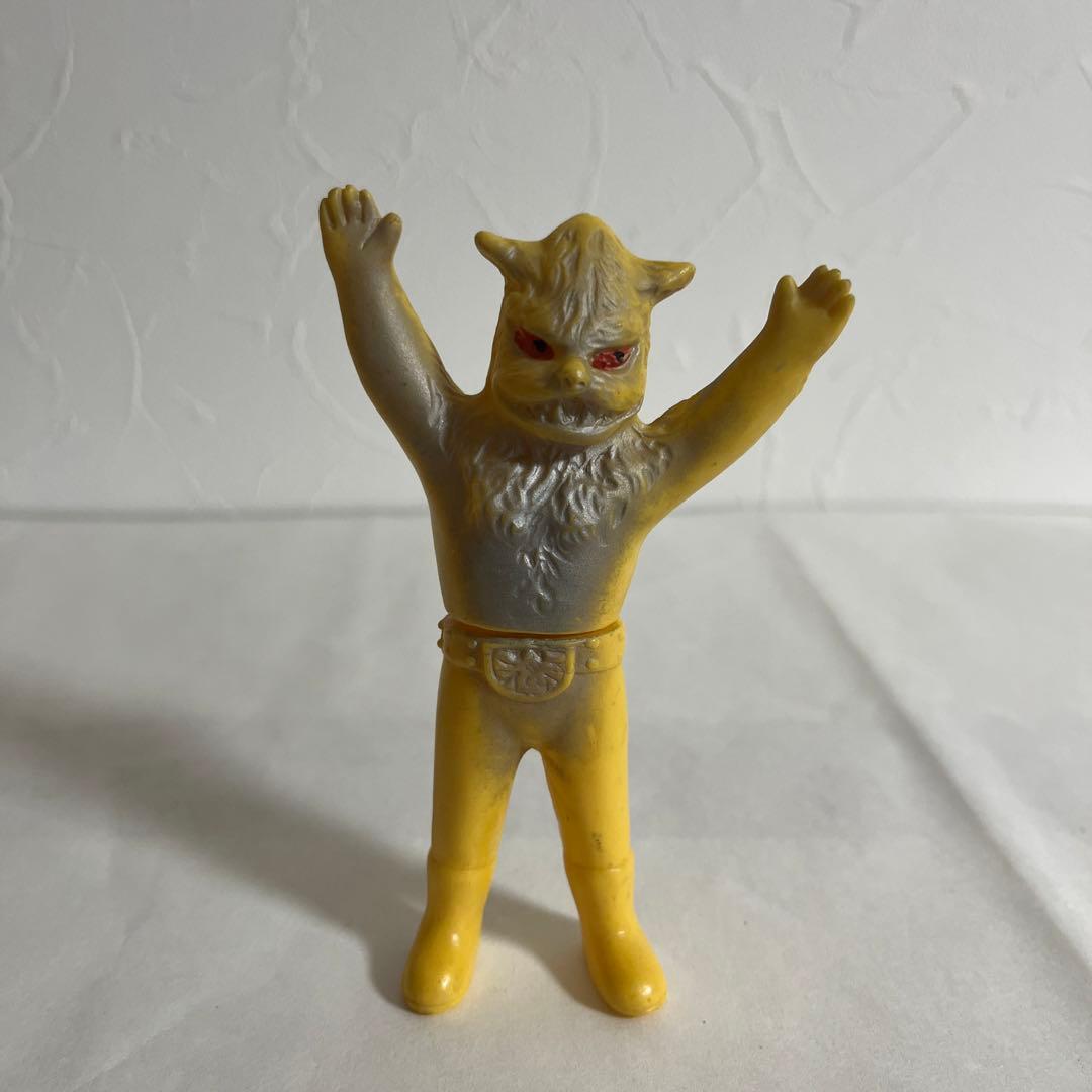 ⚠️レア 仮面ライダー 狼男 オオカミ男 旧バンダイ ミニソフビ ポピー