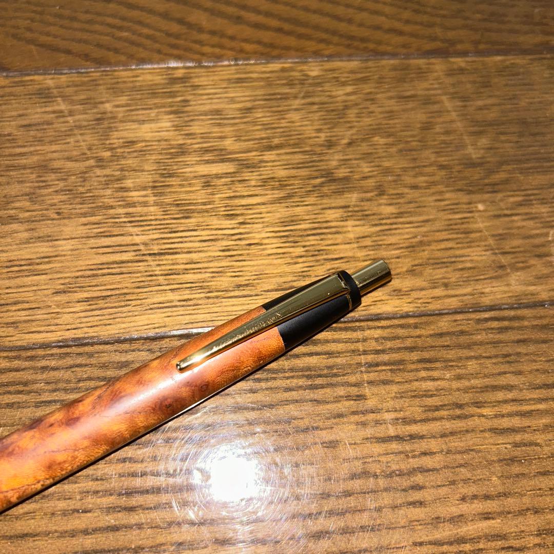 値下げ中！】野原工芸シャープペンシル限定杢バーズアイ欅 固定式金具