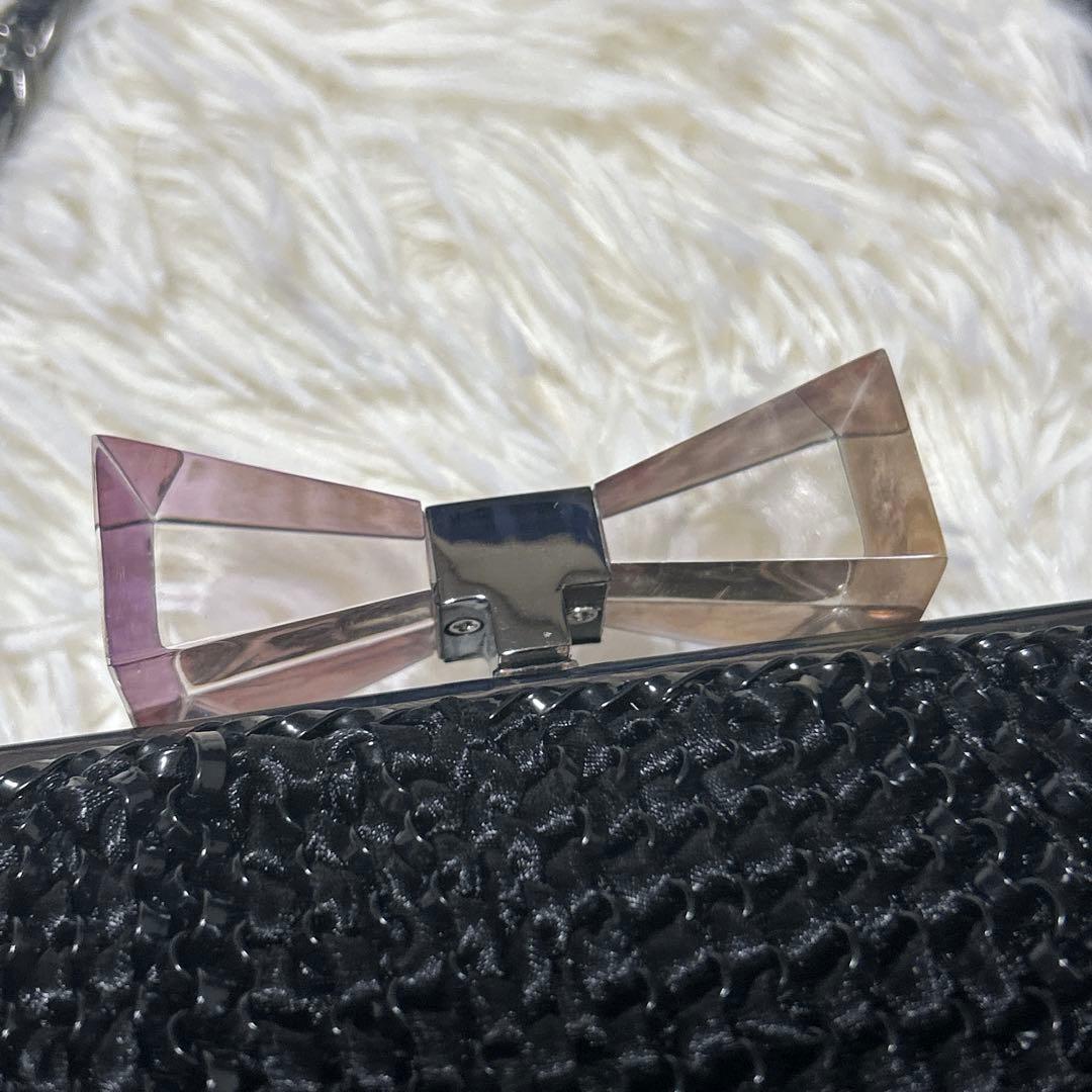 ✨️美品✨ アンテプリマ パーティーバッグ 2way リボン がま口 チェーン