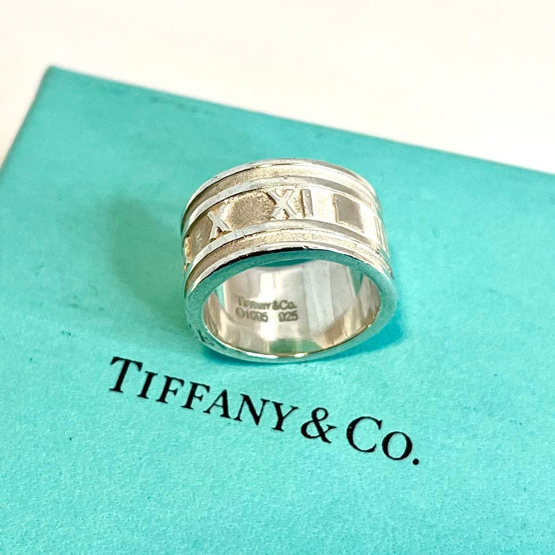 ティファニー アトラスリング ワイドリング ワイド リングシルバー925 14号