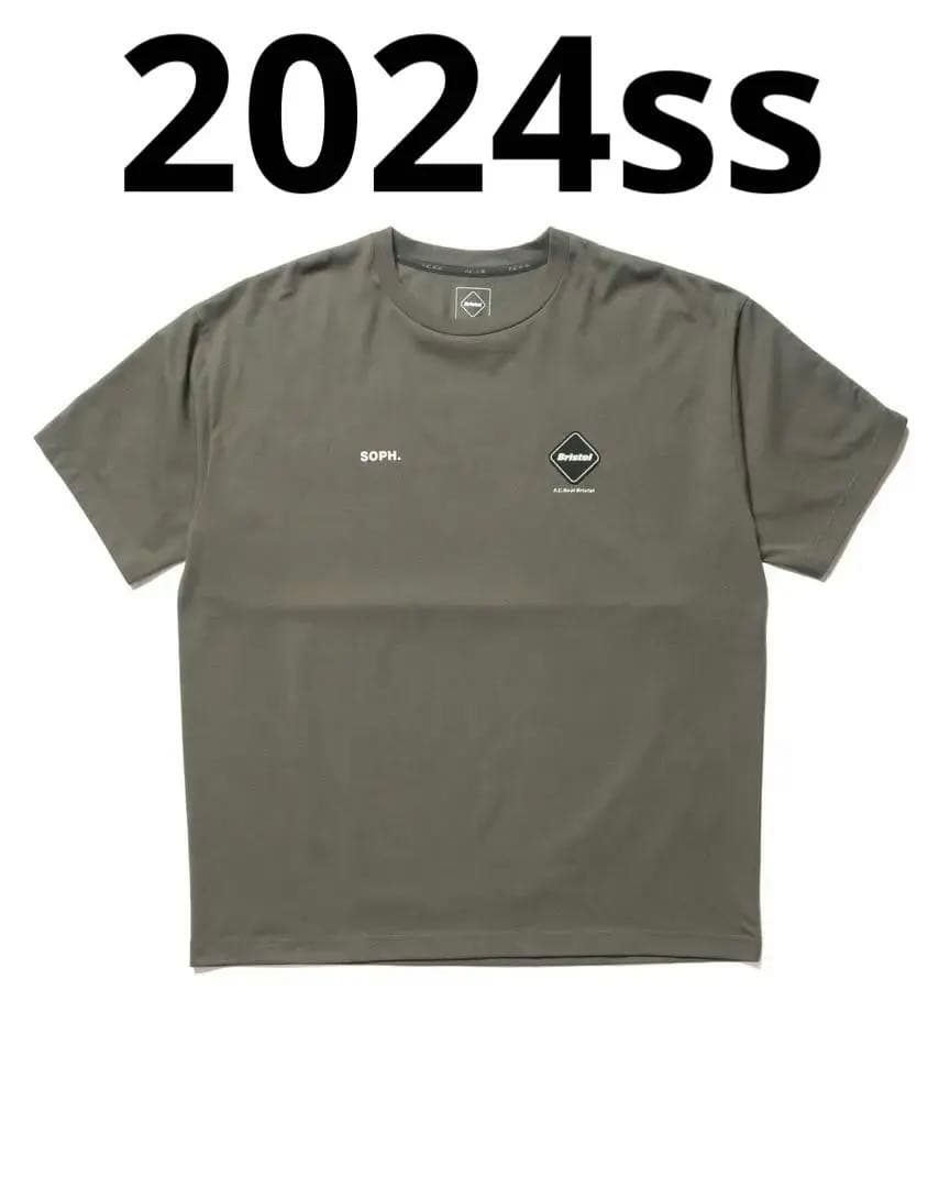 レアルブリストル Tシャツ 24SS カーキ Sサイズ エフシーレアル