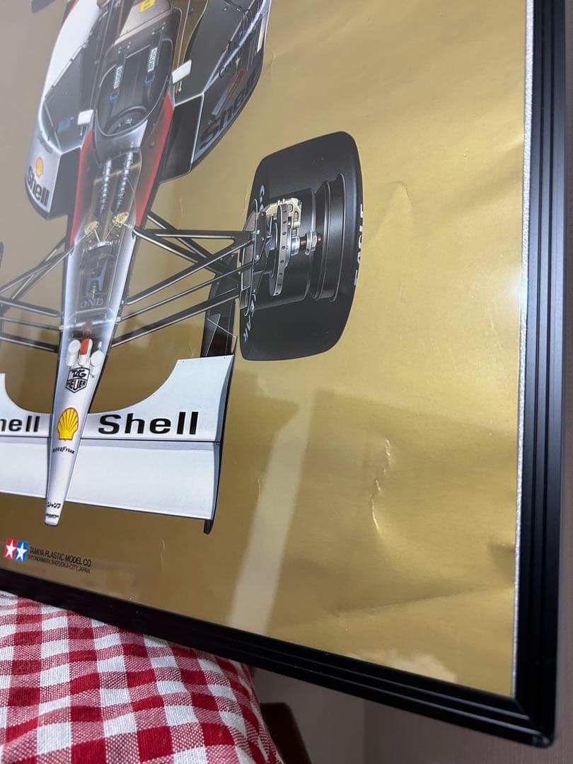限定値下】タミヤF1 マクラーレン MP4/ 大判 ポスター アイルトン