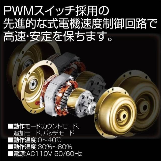 中古 コインカウンター 自動 ポータブル 硬貨 計数機 電動 高速 グレ