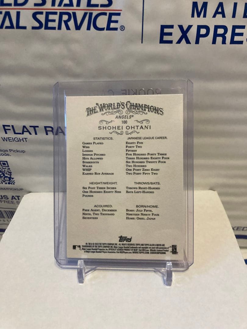 大谷翔平 ルーキーカード アレギン エンゼルス ドジャース topps 2018