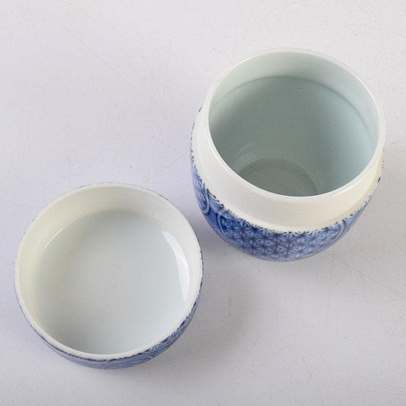 茶道具 陶佳造 染付 渦文 棗 共箱 V 8753 - メルカリ