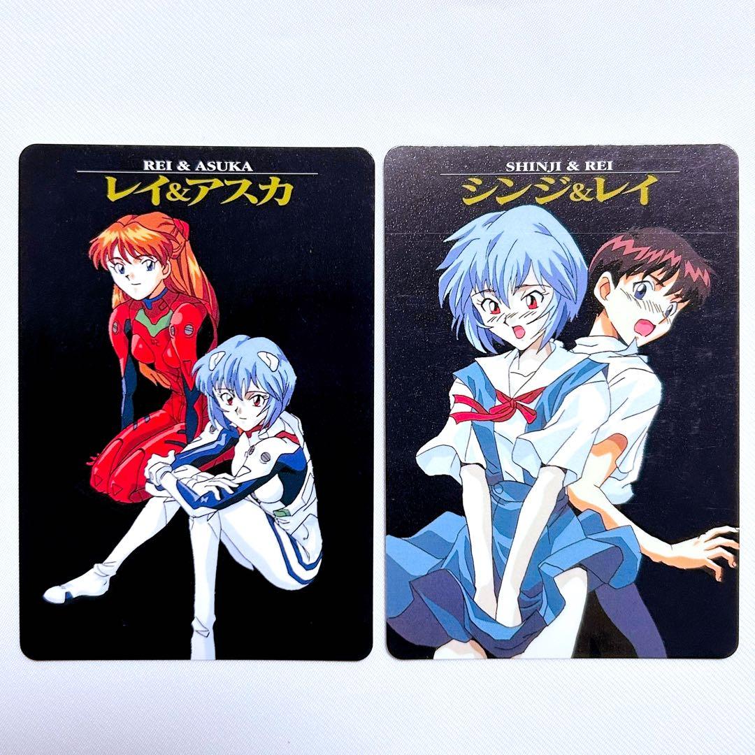 エヴァンゲリオン エヴァ カード 2点セット 碇シンジ 綾波レイ アスカ