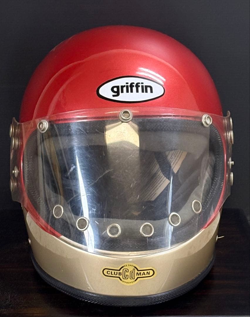 ビンテージヘルメット]グリフィンgriffin clubman /英国最高峰