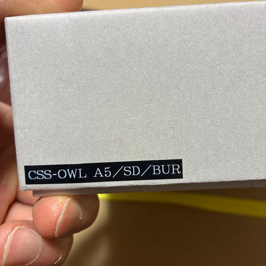 WILDSWANS OWL A5 新品未使用　バーガンディ　他が売れたので値下げ
