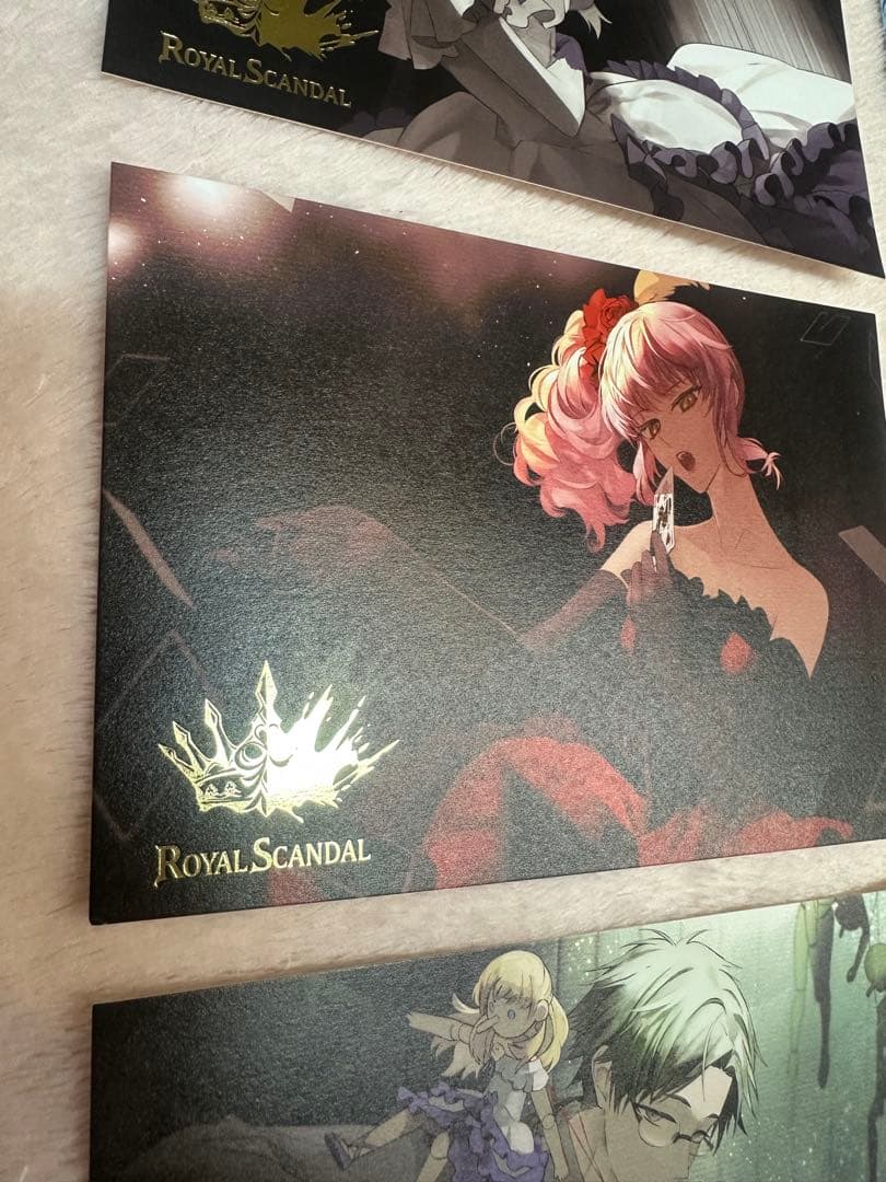 【入手困難】ロイヤルスキャンダル　箔押し　ポストカード　全種